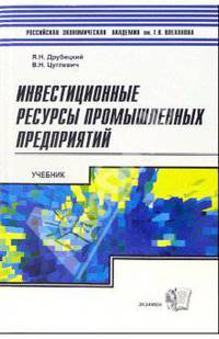 Инвестиционные ресурсы промышленных предприятий: Учебное пособие. (Серия:"Учебник Плехановской академии")