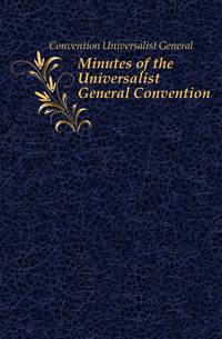 Minutes of the Universalist General Convention