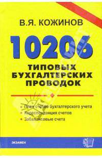 10206 типовых бухгалтерских проводок