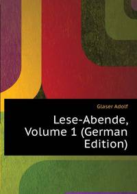 Lese-Abende, Volume 1 (German Edition)