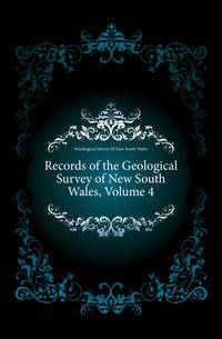 Records of the Geological Survey of New South Wales, Volume 4
