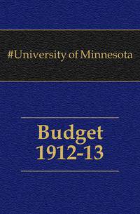 Budget 1912-13