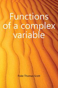 Functions of a complex variable
