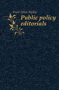 Public policy editorials
