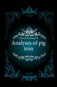 Analyses of pig iron