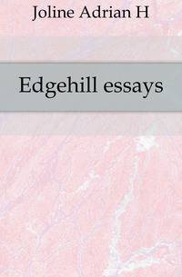 Edgehill essays