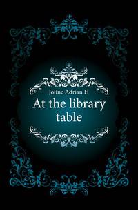 At the library table