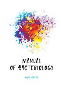 Manual of bacteriology