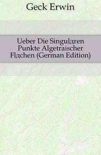 Ueber Die Singulaeren Punkte Algetraischer Flaechen (German Edition)