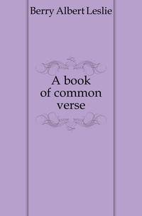 A book of common verse