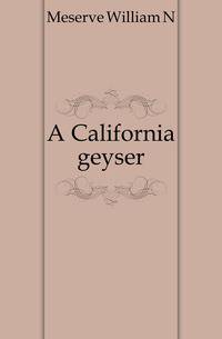 A California geyser