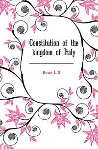 Constitution of the kingdom of Italy