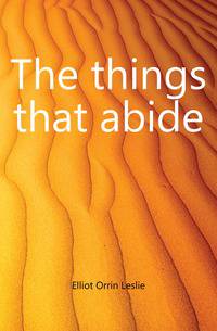 The things that abide