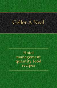 Hotel management quantity food recipes