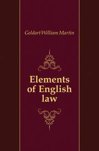 Elements of English law