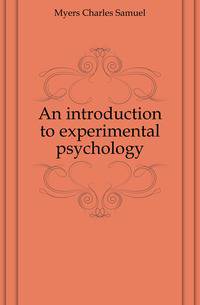 An introduction to experimental psychology