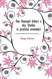 One thousand dollars a day. Studies in practical economics