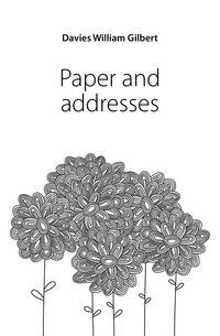 Paper and addresses