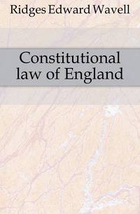 Constitutional law of England