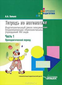 Тетрадь по математике. Подготовительный класс специальных (коррекционных) образовательных учреждений VIII вида. В 3 частях. Часть 1. Пропедевтический период