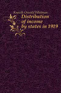 Distribution of income by states in 1919