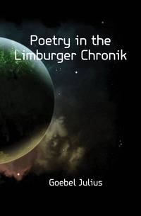 Poetry in the Limburger Chronik