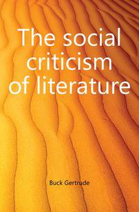 The social criticism of literature