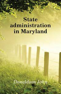 State administration in Maryland