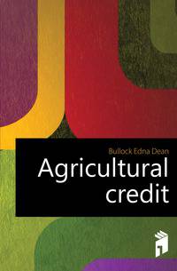 Agricultural credit