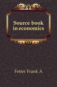 Source book in economics
