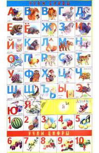 Плакат: Азбука разрезная