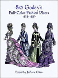 80 Godey's full-color fashion plates, 1838-1880