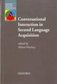 Conversational Interaction in Second Language Acquisition