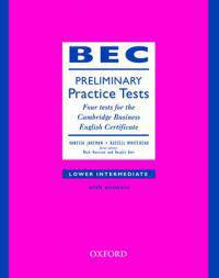 Bec Practice Test Preliminary Book and Key
