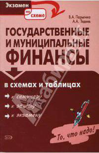 Государственные и муниципальные финансы: Учебное пособие в схемах и таблицах