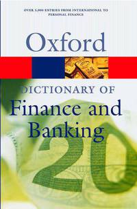 A Dictionary of Finance and Banking