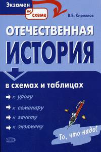 Отечественная история в схемах и таблицах