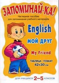 Мой друг. Наглядное пособие для запоминания учебного материала. 2-5 классы. Таблица-плакат