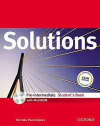 Solutions Pre-Intermediate Student's Book with MultiROM