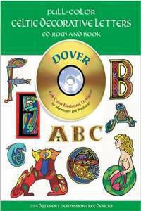 Full-Color Celtric decorative Letters CD-Rom and Book