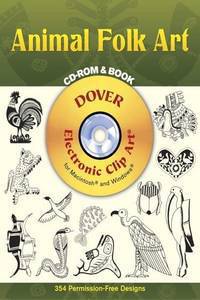 Animal Folk Art (Dover Electronic Clip Art Series)