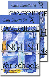 Cambridge English for Schools 4 Class Cassettes