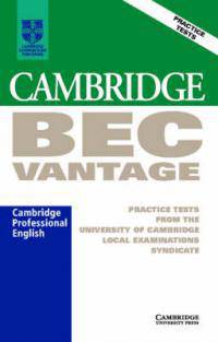Cambridge BEC Vantage Audio Cassette: Practice Tests from the University of Cambridge Local Examinations Syndicate