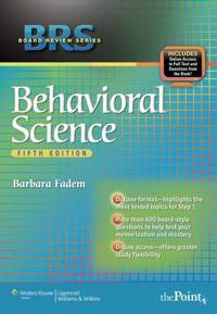 BRS Behavioral Science , 5e
