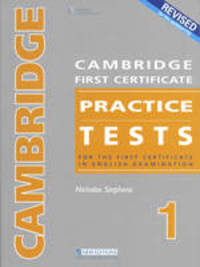 Cambridge First Certificate Practice Tests 1 Student's Book