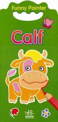 Раскраска. Calf / Корова