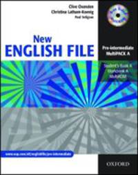 New English File. Pre-Intermediate. Multipack A. Student's Book + Workbook + CD