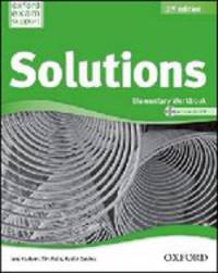 Solutions. Second Edition. Elementary. Workbook + CD