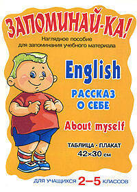 Запоминай-ка! Английский.Рассказ о себе. Для уч-ся 2-5 кл (Литера)