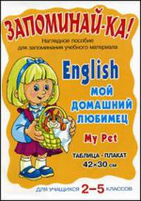 Мой домашний любимец. Наглядное пособие для запоминания учебного материала. 2-5 классы. Таблица-плакат